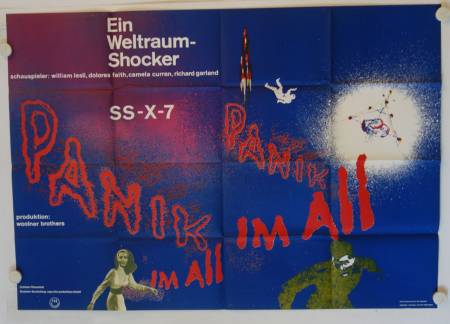 SS-X-7: Panik im All originales deutsches A0-Filmplakat